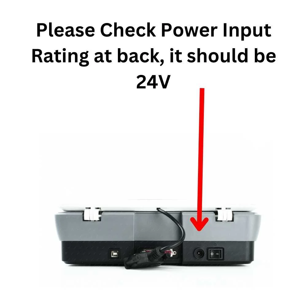Hi-Lite Essentials 24V 1500Ma HP Scanner Power Adapter for HP ScanJet Pro 2000 s1 / 2500 f1 / 3000 s2 Sheet-feed Scanner (Check models in description) - Power Cable Included - Image 2