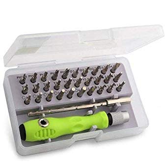 32 in 1 Screwdriver Toolkit  Set - Phillips, Flat, Other Bit Types - 32 Pcs - Chrome Vanadium Steel - Electronic, Home Appliance & Precision Device Repair - Image 4