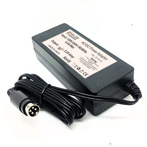 Hi-Lite Essentials 12V - 3Amp Power Adapter for Hikvision 4, 8 Channel DVR 4 pin