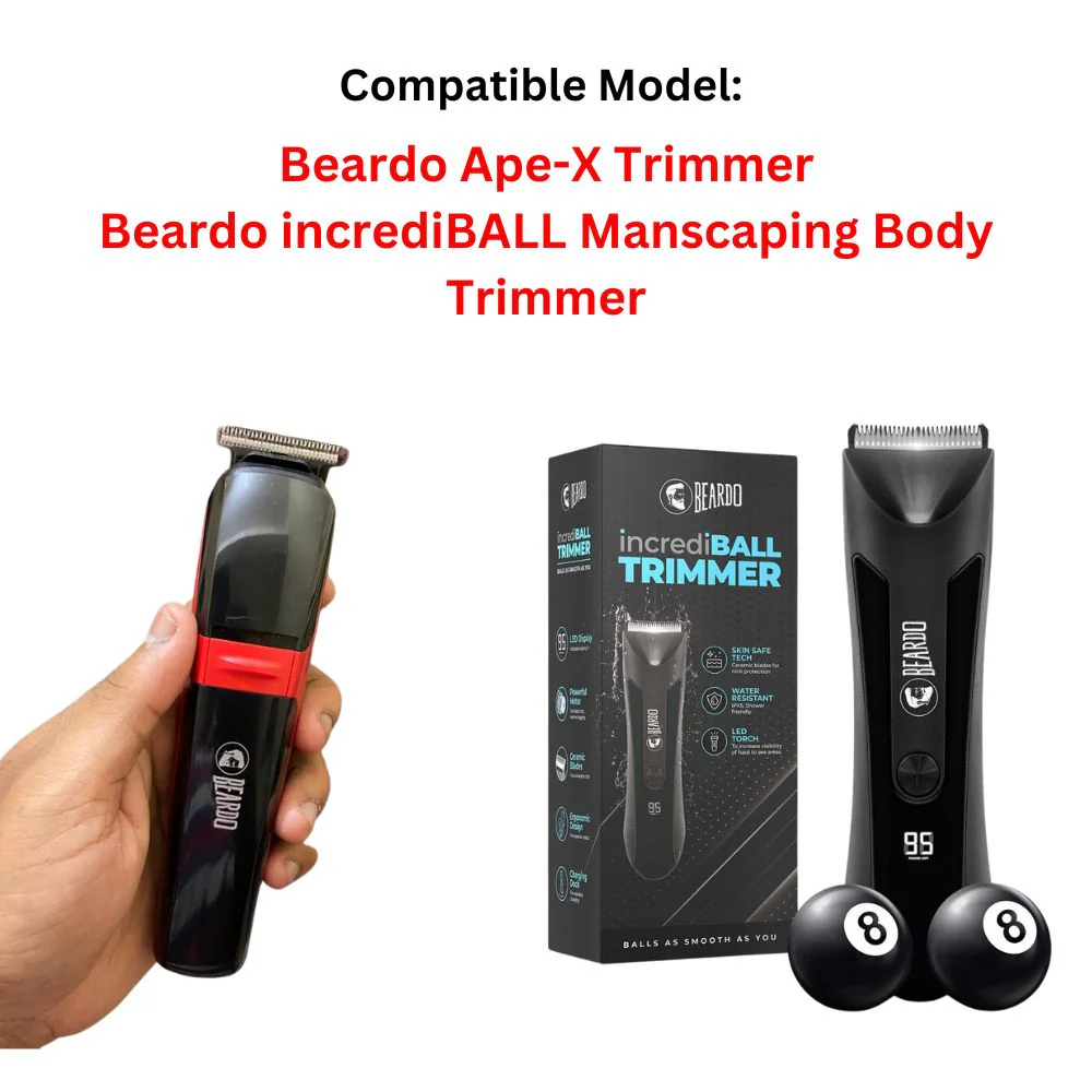 Hi-Lite Essentials 5V USB Charger Charging Cable for Beardo Ape-X trimmer, Beardo incrediBALL Manscaping Body Trimmer - Image 2