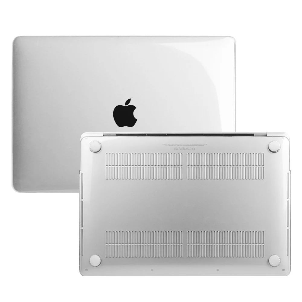 Hi-Lite Essentials Hard Shell Plastic Case Compatible with MacBook Pro 13 Inch Touch Bar & Touch ID (Model M2 A2338 / M1 A2338 / A2289 / A2251 / A1706 / A2159 / A1989 / A1708 Release 2023-2016), Transparent - Image 2