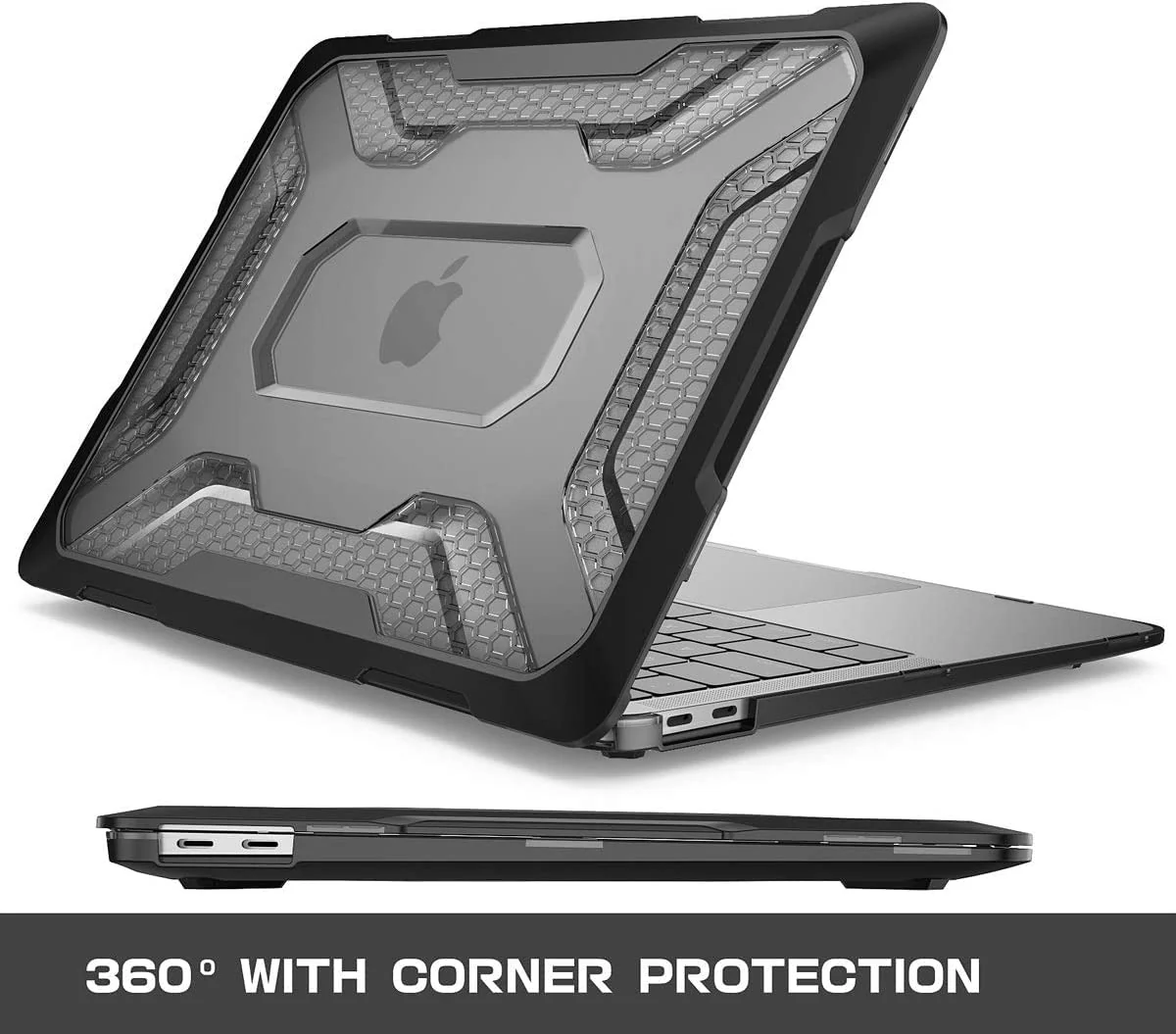 Hi-Lite Essentials Rugged Armour Hard Shell Case Cover for Apple MacBook Air 13.6 inch Case (2024/2022)[A3113 M3/ A2681 M2] (Keyboard Guard Free Inside) - Image 4