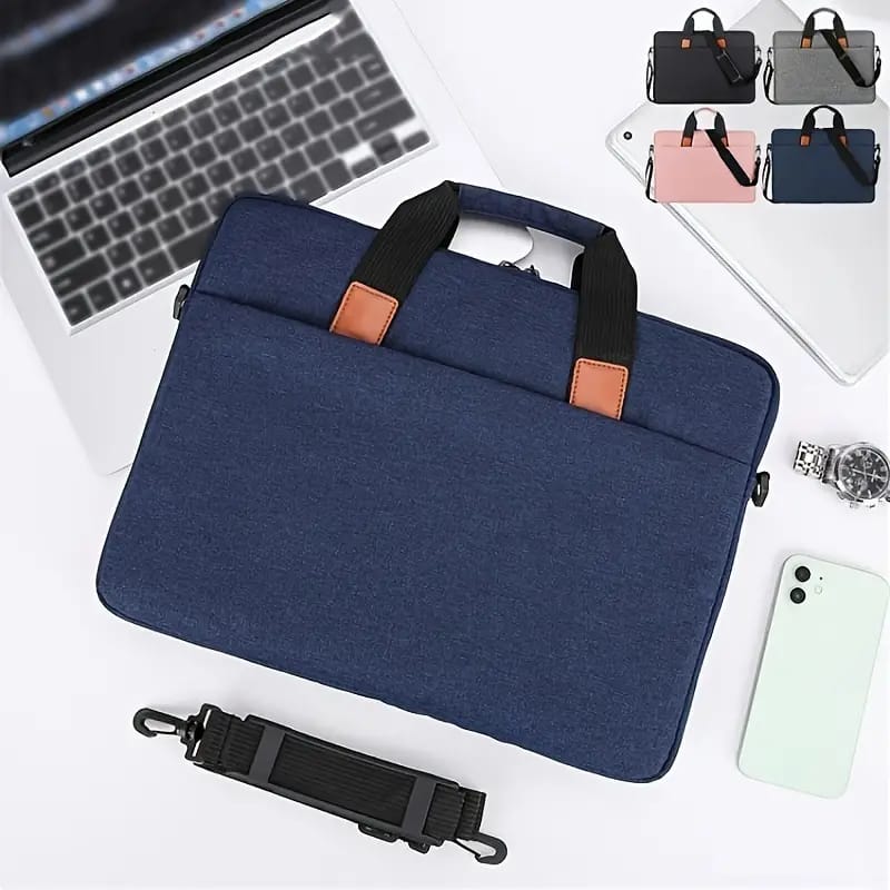 Laptop Bag with Sling Compatible with MacBook, Dell, Hp, Asus, Lenovo Laptop 13 inch 14 inch All Models - Image 2