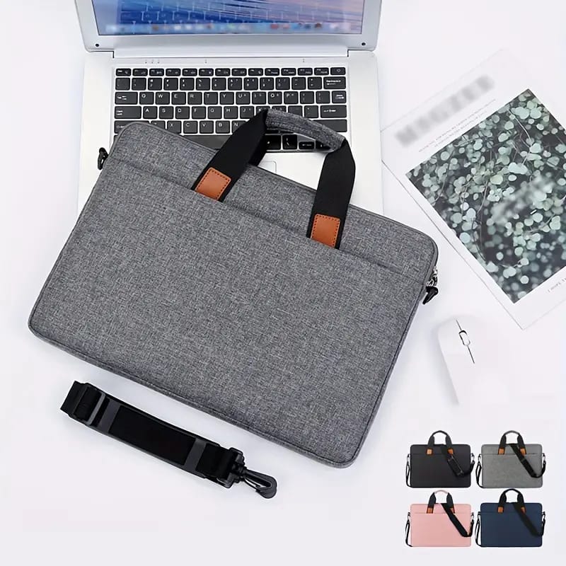 Laptop Bag with Sling Compatible with MacBook, Dell, Hp, Asus, Lenovo Laptop 13 inch 14 inch All Models - Image 3