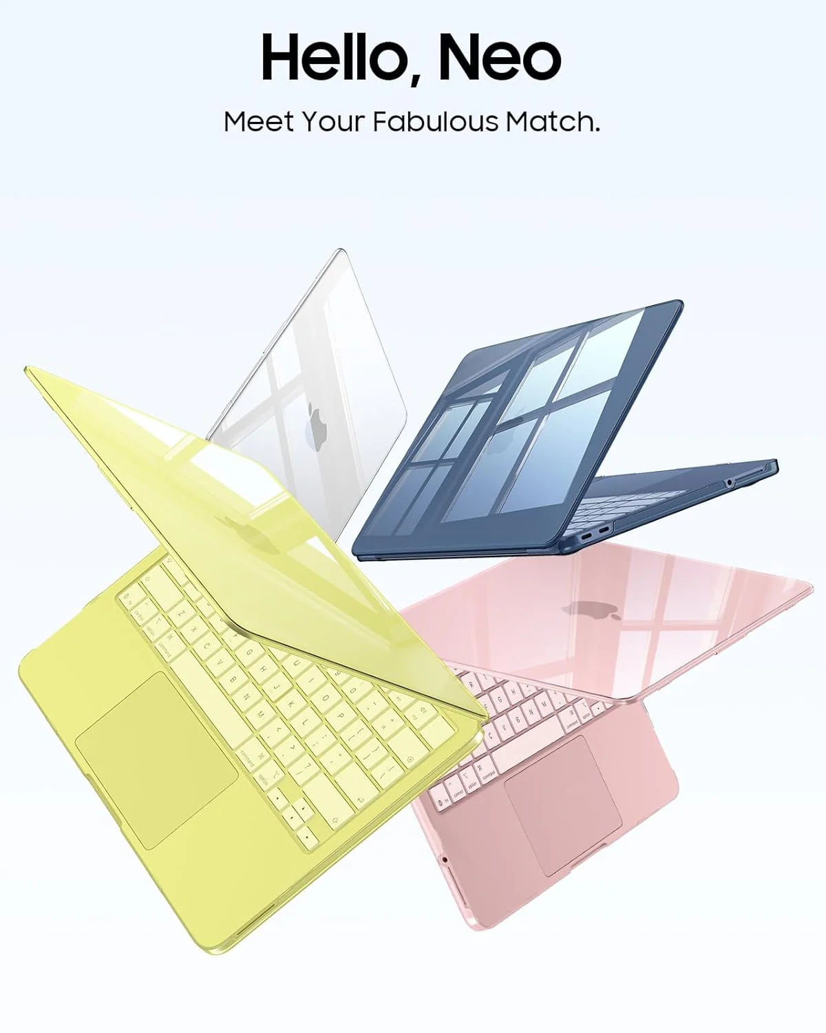 (NEW) Mac Book Neo 13 Inch Case & Keyboard Cover Compatible with 2026 MacBook Neo A3404 (A18 Pro Chip), Slim 1:1 Precision Fit, Scratch Resistant - Image 6