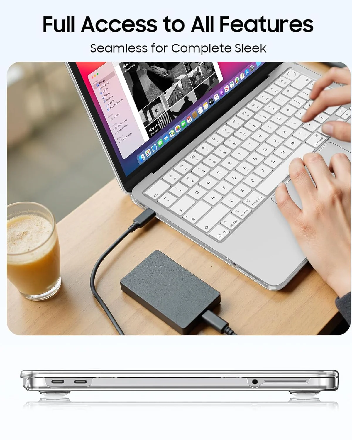 (NEW) Mac Book Neo 13 Inch Case & Keyboard Cover Compatible with 2026 MacBook Neo A3404 (A18 Pro Chip), Slim 1:1 Precision Fit, Scratch Resistant - Image 8