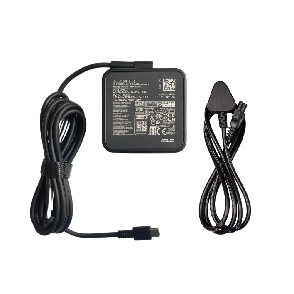 ASUS 65W USB-C Type C Laptop Charger AC Adapter Compatible with selected Models