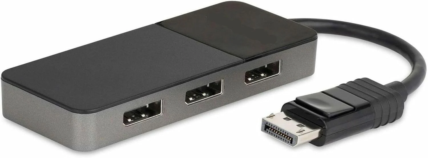 Original 3-Port DisplayPort 1.4 Splitter, DisplayPort to 3x DP Multi-Monitor Adapter, Triple 4K Computer MST Hub, USB Bus-Powered, Windows Only - Image 2