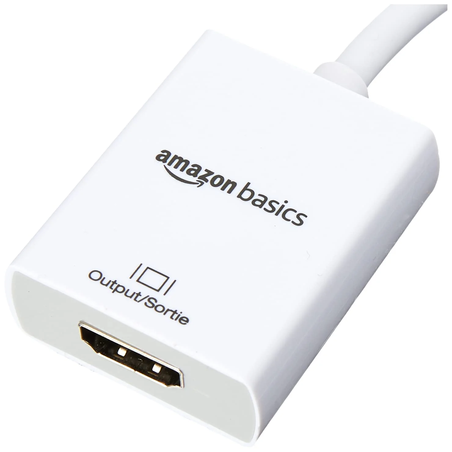 Amazon Basics Mini Display Port to Hdmi Converter Adapter | Mini DP to HDMI for MacBook Air / Pro , Lenovo, Hp, Dell - Image 2