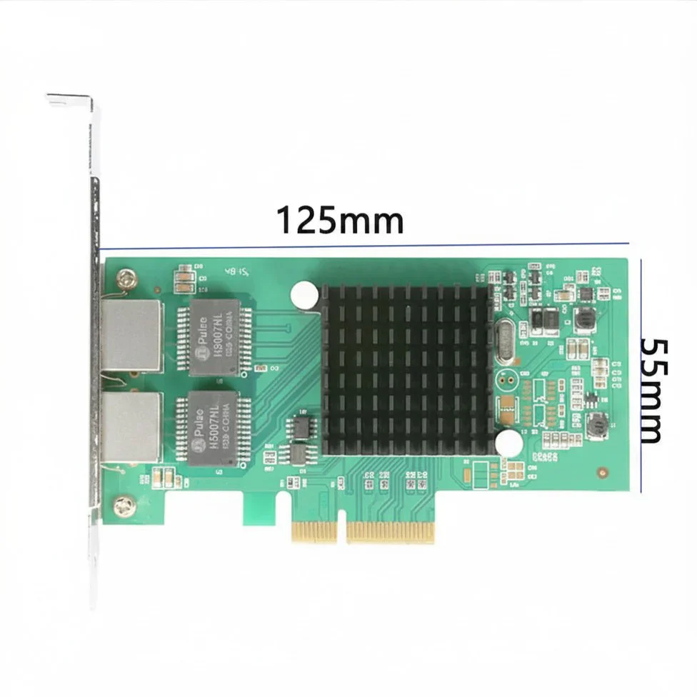PCI-E Dual Port Gigabit LAN Card for Servers & Desktops | Intel 82575EB Chipset, 2 Port Giga PCIe x1 LAN Card - Image 5