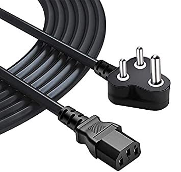 Premium 1.5 Mtr 3 Pin Desktop Power Cable for PC/Desktop Computer/Monitor/SMPS/TV/Printer/Power Supply/Kettle Lead