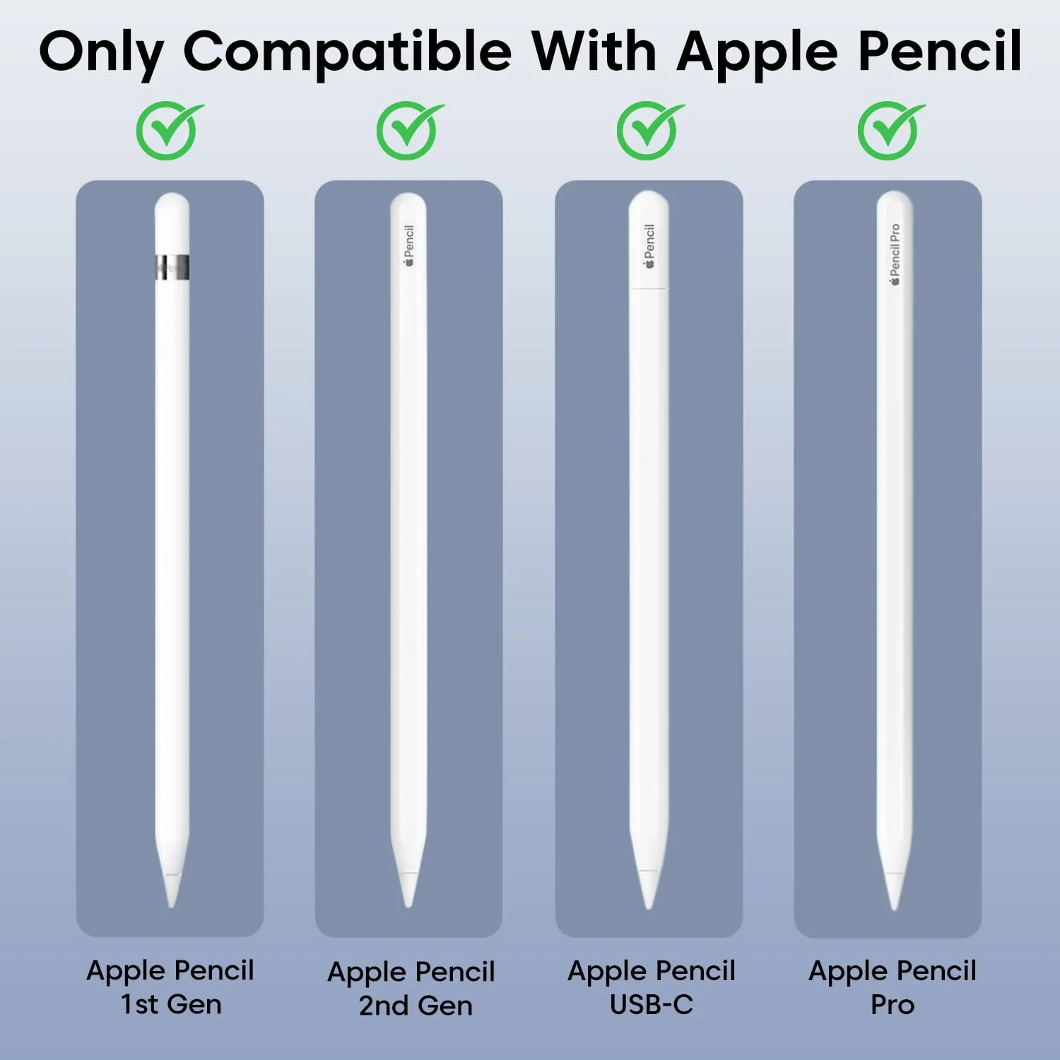 Replacement Tips for Apple Pencil Pro/2nd Gen/1st Gen/USB C, 6 Pack Apple Pencil Tips with Storage Case, Precise Control iPad Pen Tip, iPad Pro Pencil Tip Sets, Apple Pen Tip Sets - Image 9