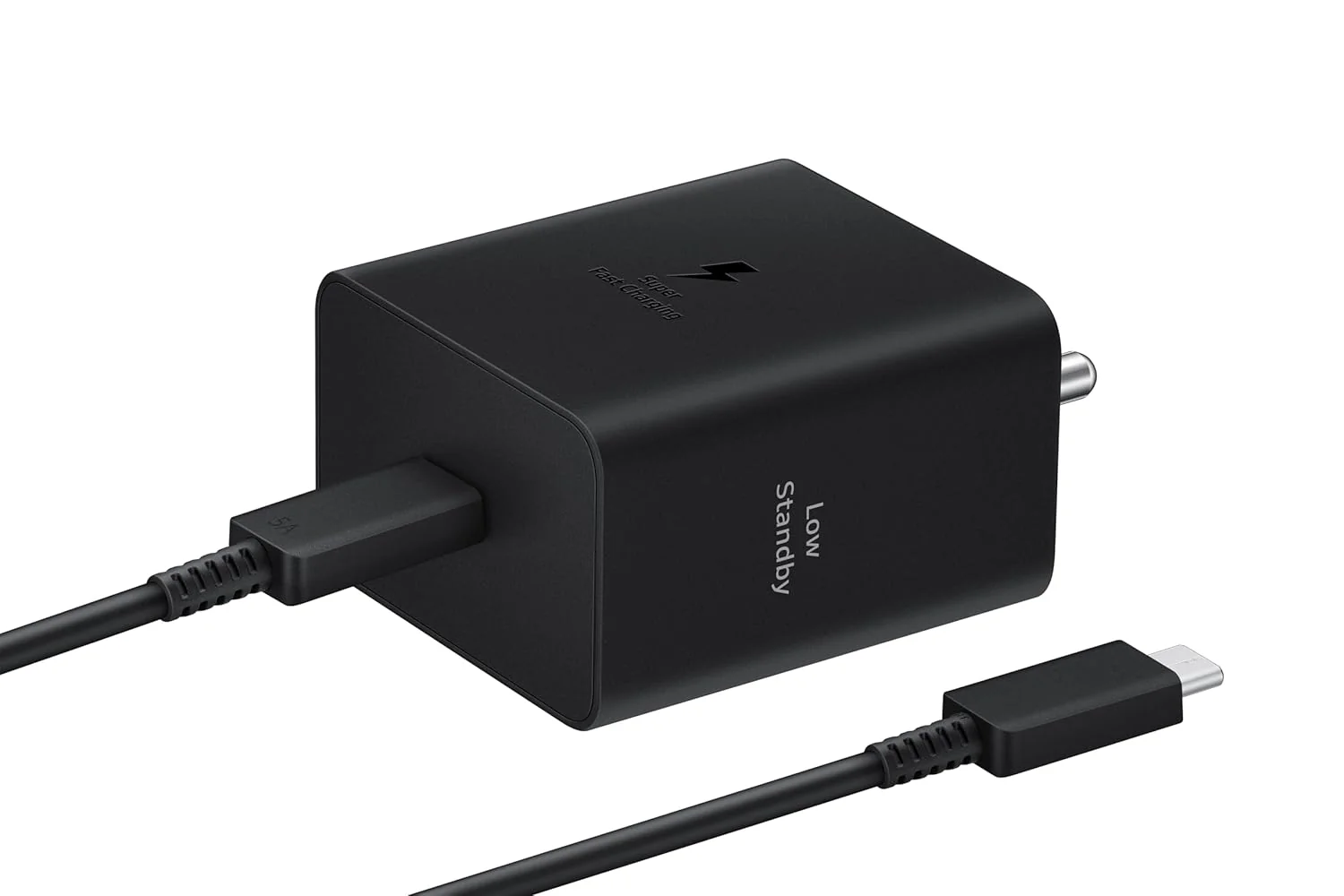 Samsung Original 45W Type-C Travel Adaptor with Cable, Black - Image 3