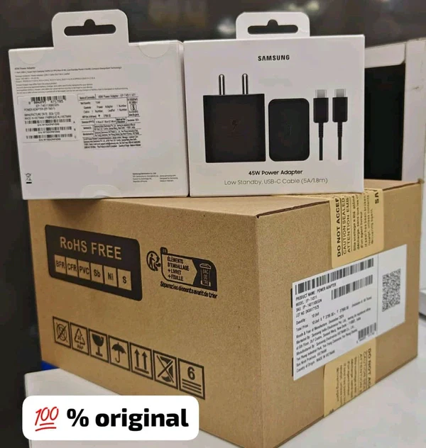 Samsung Original 45W Type-C Travel Adaptor with Cable, Black - Image 5