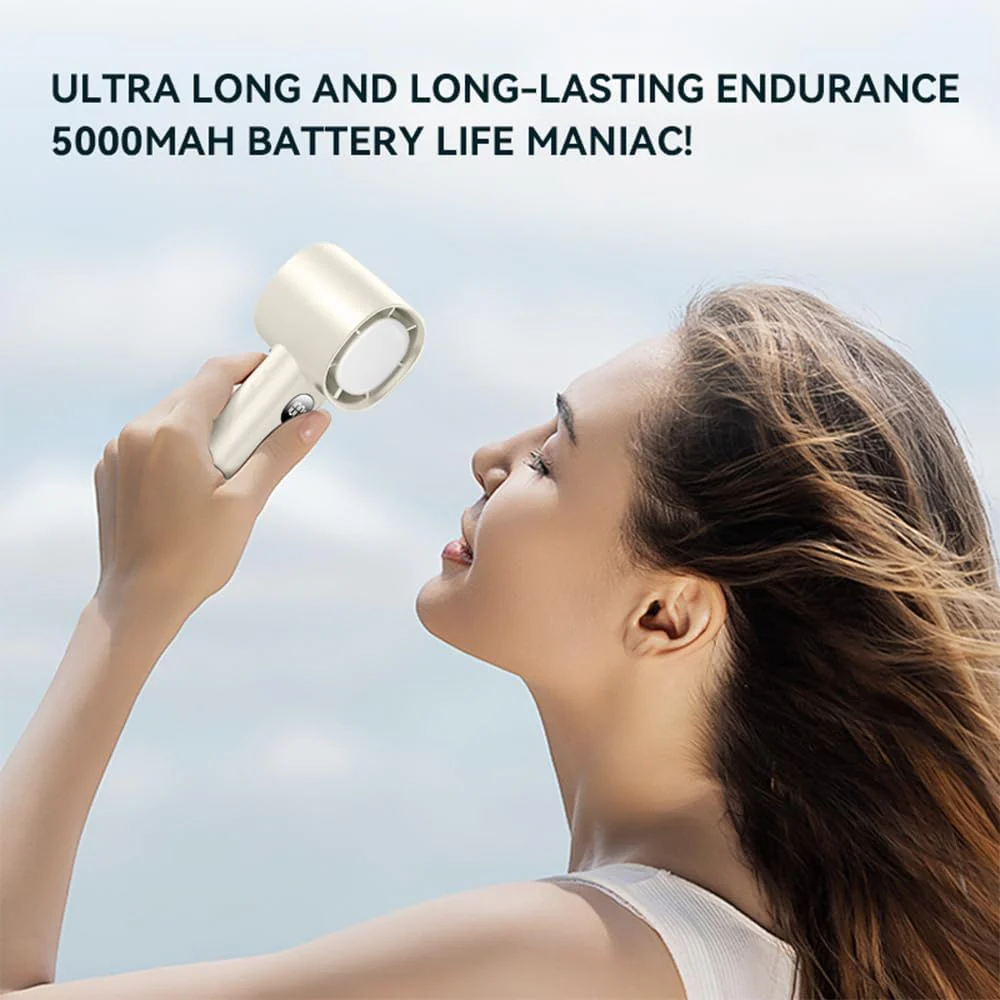 Summer Mini Ice Handy Mini Fan Cooling Portable Rechargeable Handy Small Fan Handheld Fan - Image 5
