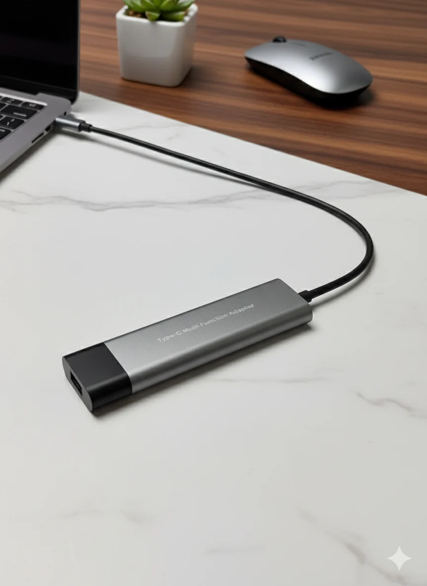 USB Type-C Hub 6-in-1 with HDMI, SD/TF Card Reader, USB 3.0, USB-C PD For Macbook, HP, Dell, Lenovo and other models - Image 6