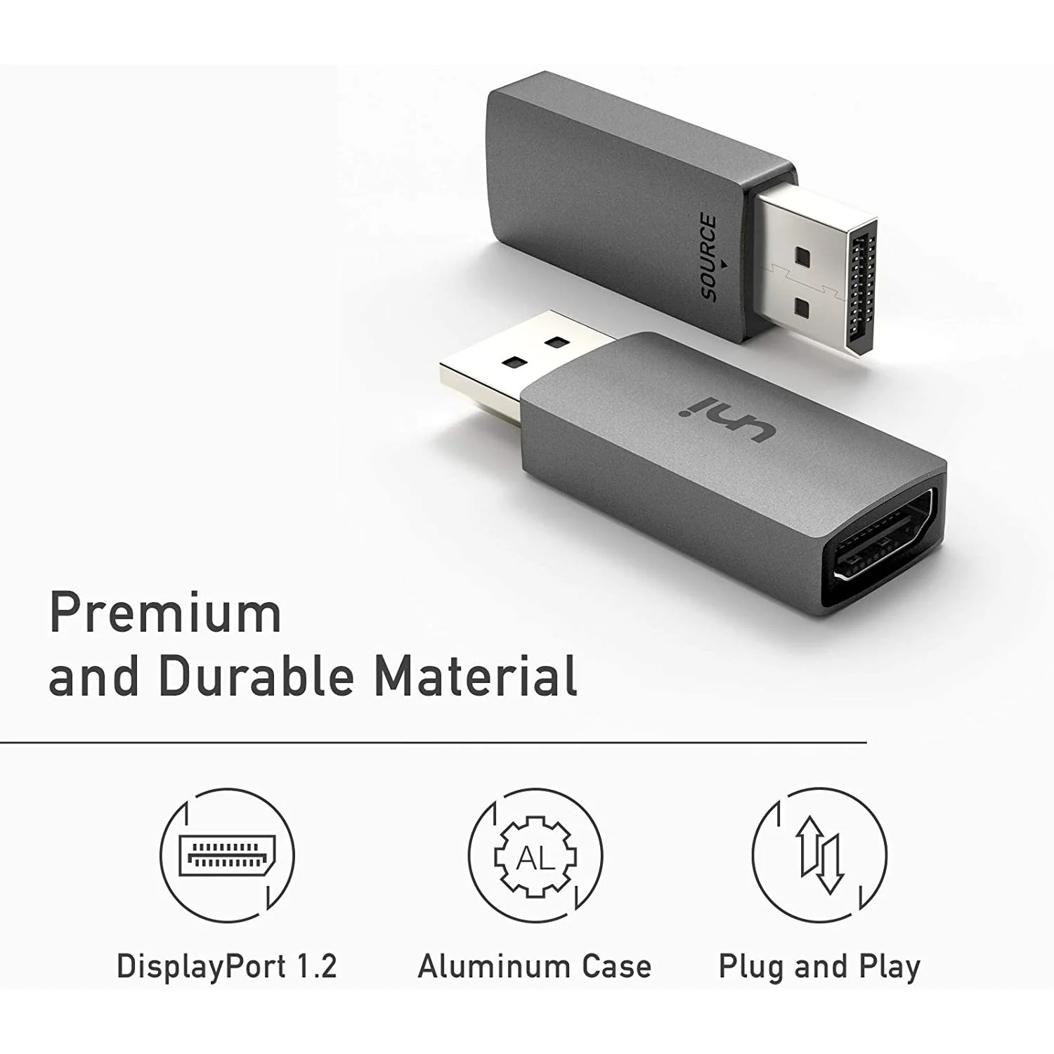 Uni DisplayPort to HDMI adapter, 4K UHD DP to HDMI converter - Image 7